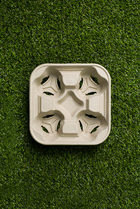 Paper Pulp Cup Carrier Tray
